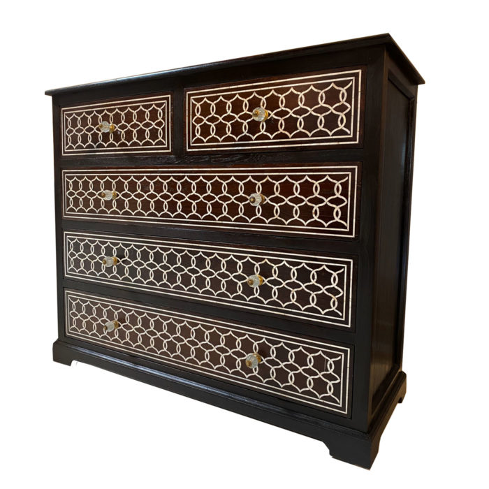 Infinity Inlay Chest of Drawers