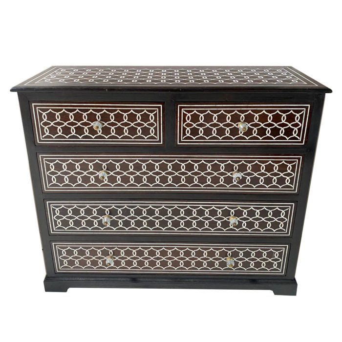 Infinity Inlay Chest of Drawers