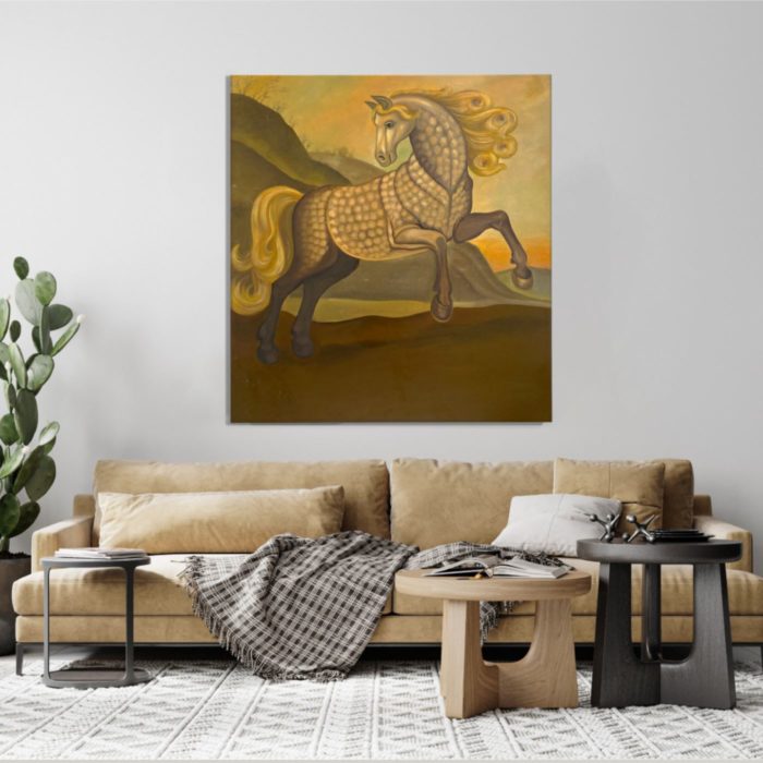 Horse in Motion Painting