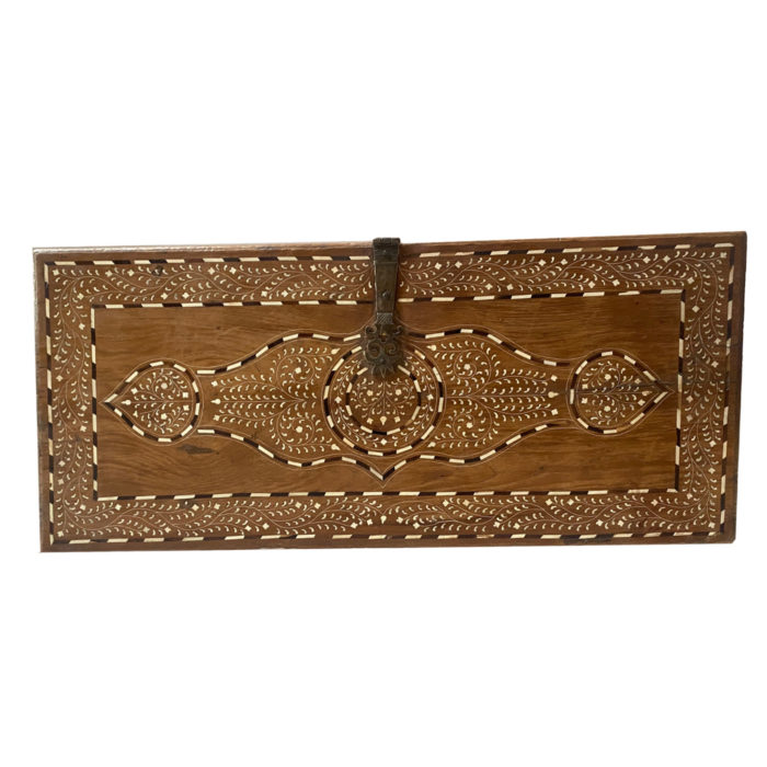 Brass Bracket Bone Inlay Trunk