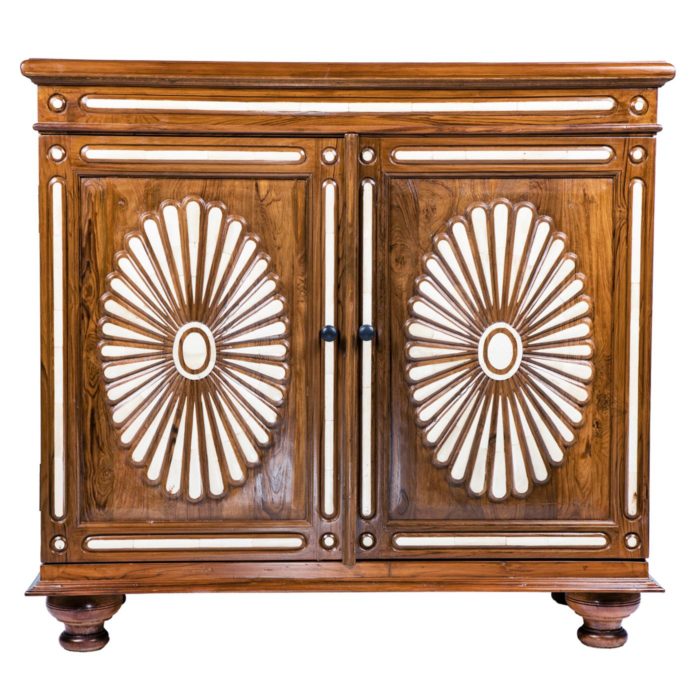Anglo-Indian Inlay Sideboard