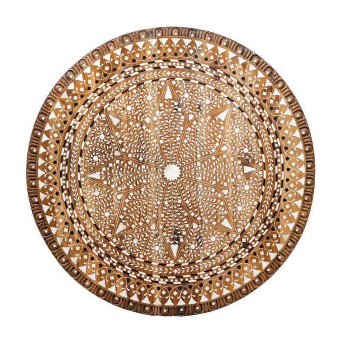 Round Bone Inlay Table, 33