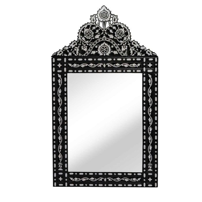 Pierced Pearl Inlay Mirror