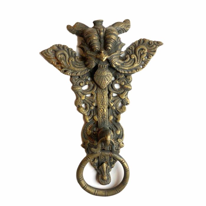 Yalli Lion Brass Door Knocker