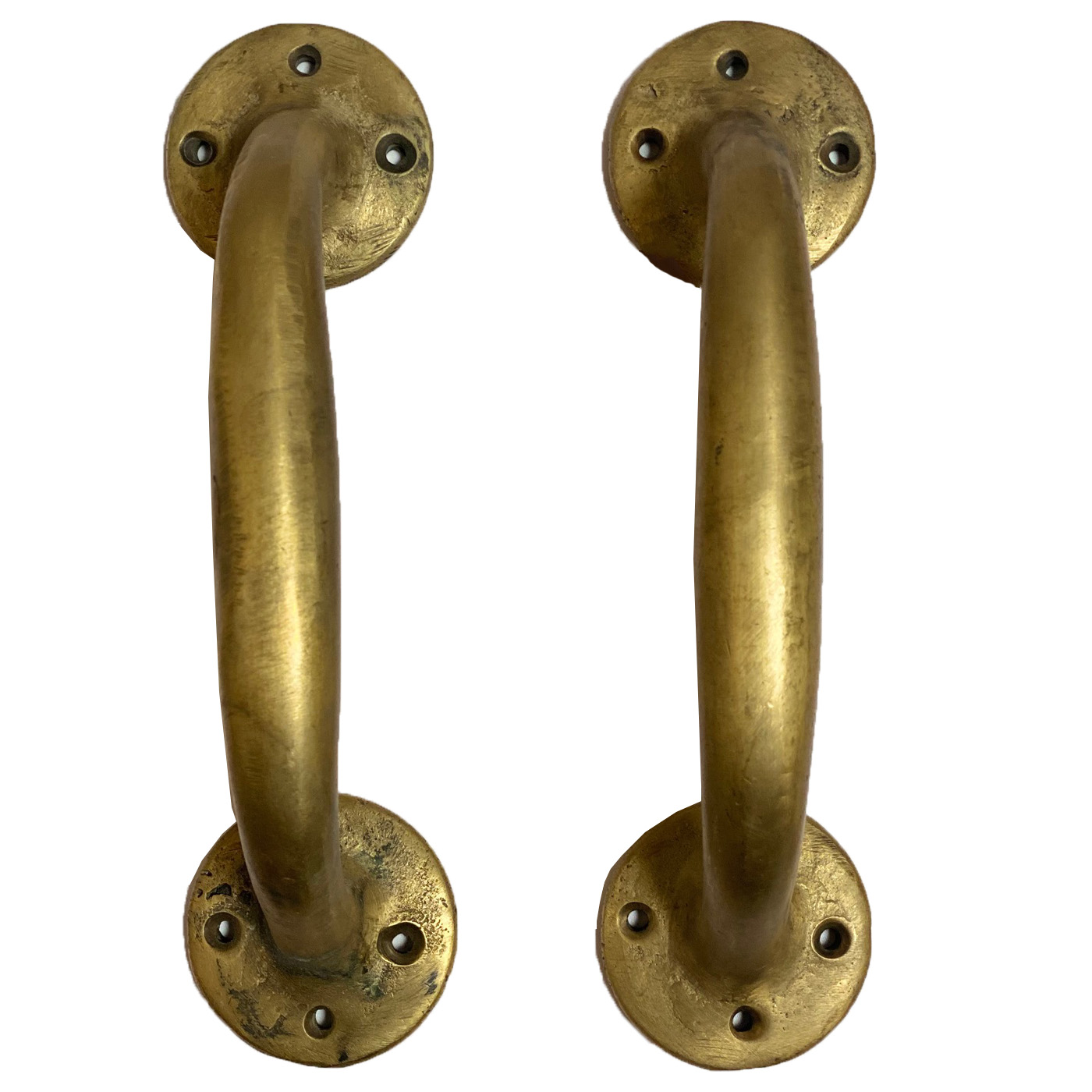 Rounded Brass Hardware