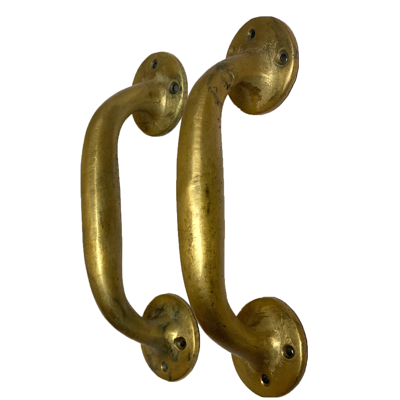 Rounded Brass Hardware