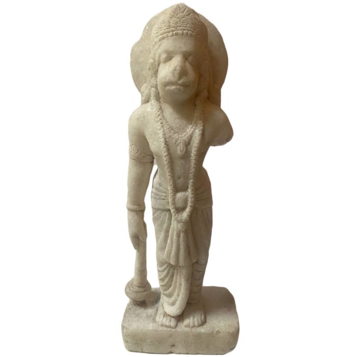 Marble Hanuman with Mace