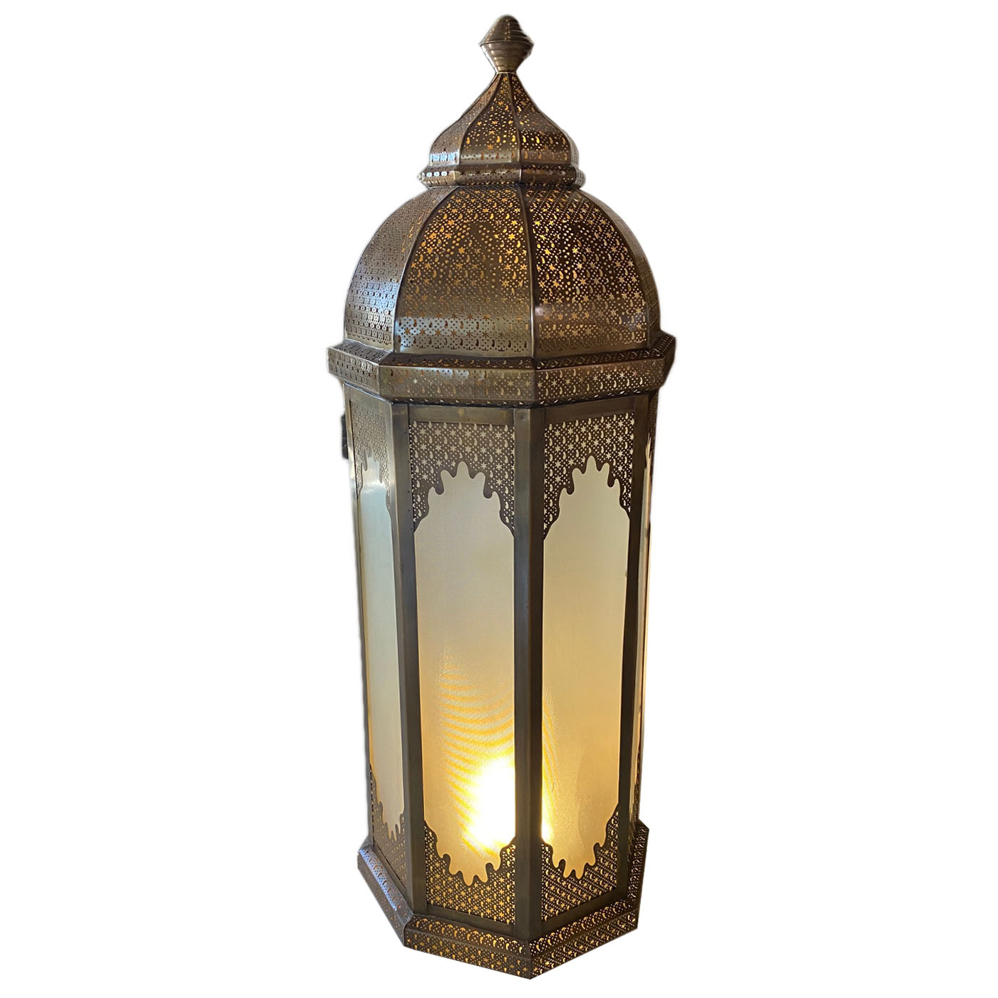 Brass Floor Lantern