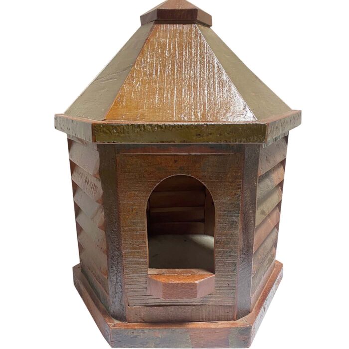 Teak Birdhouse 6 Sided