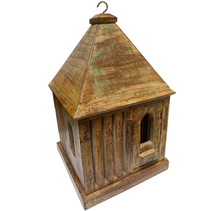 Teak Birdhouse 4 Sided