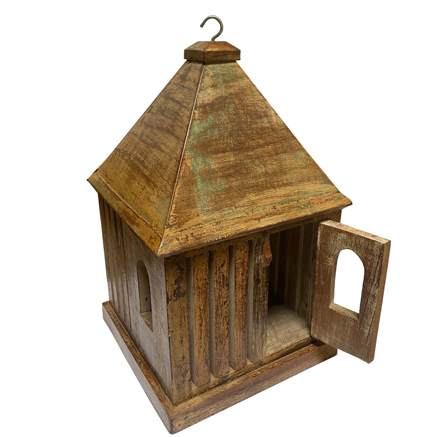 Teak Birdhouse 4 Sided