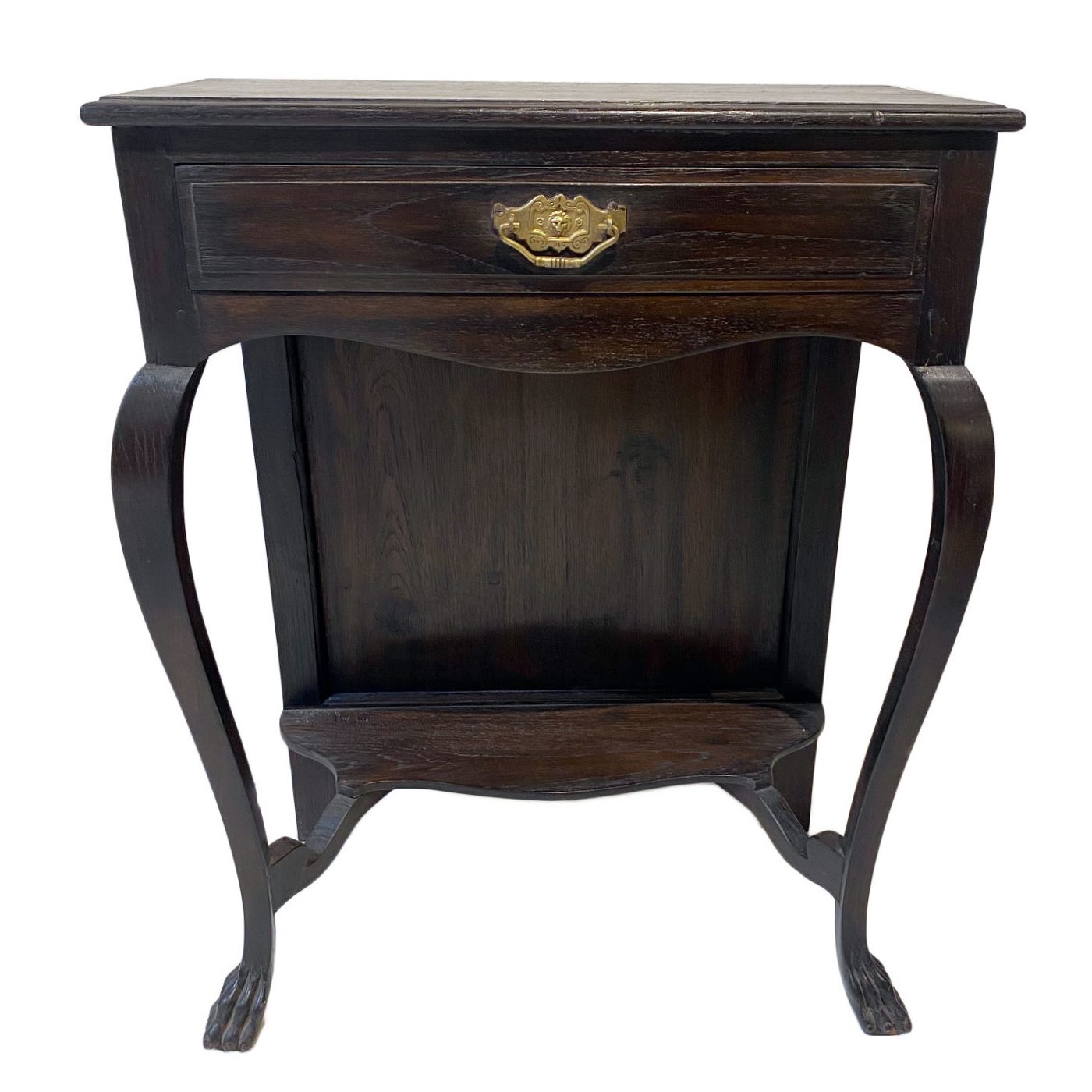 Anglo-Indian Side Table, Dark Tone