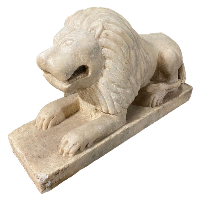 Vintage Marble Lion