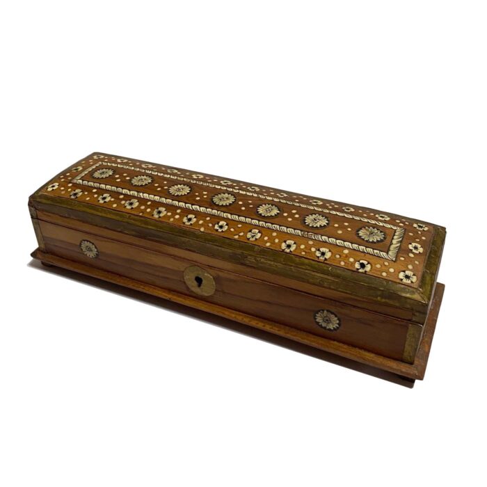 Floral Bone Inlay Box