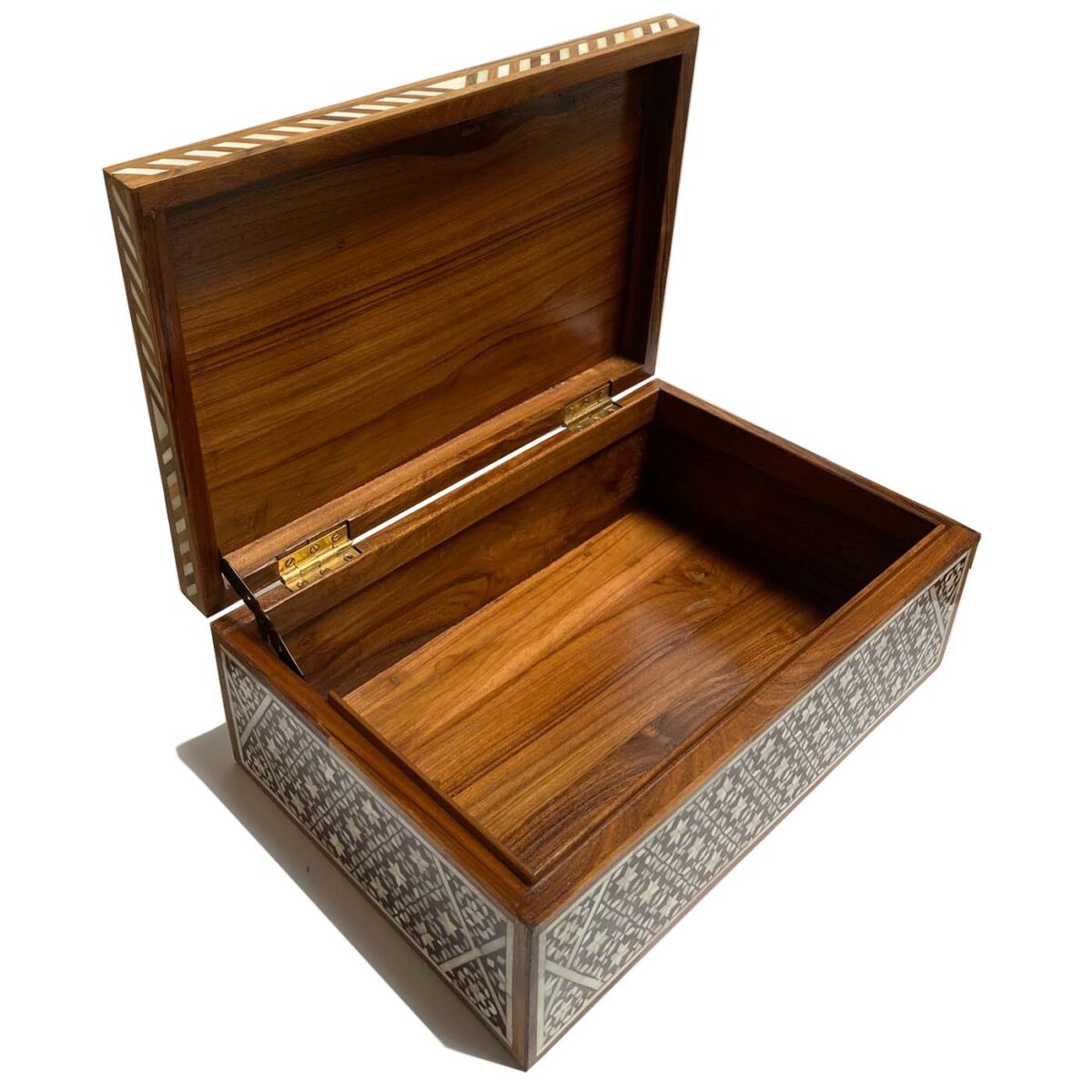 Geometric Inlay Box | Decorative Box | Inlay Box | Bookshelf Accessory