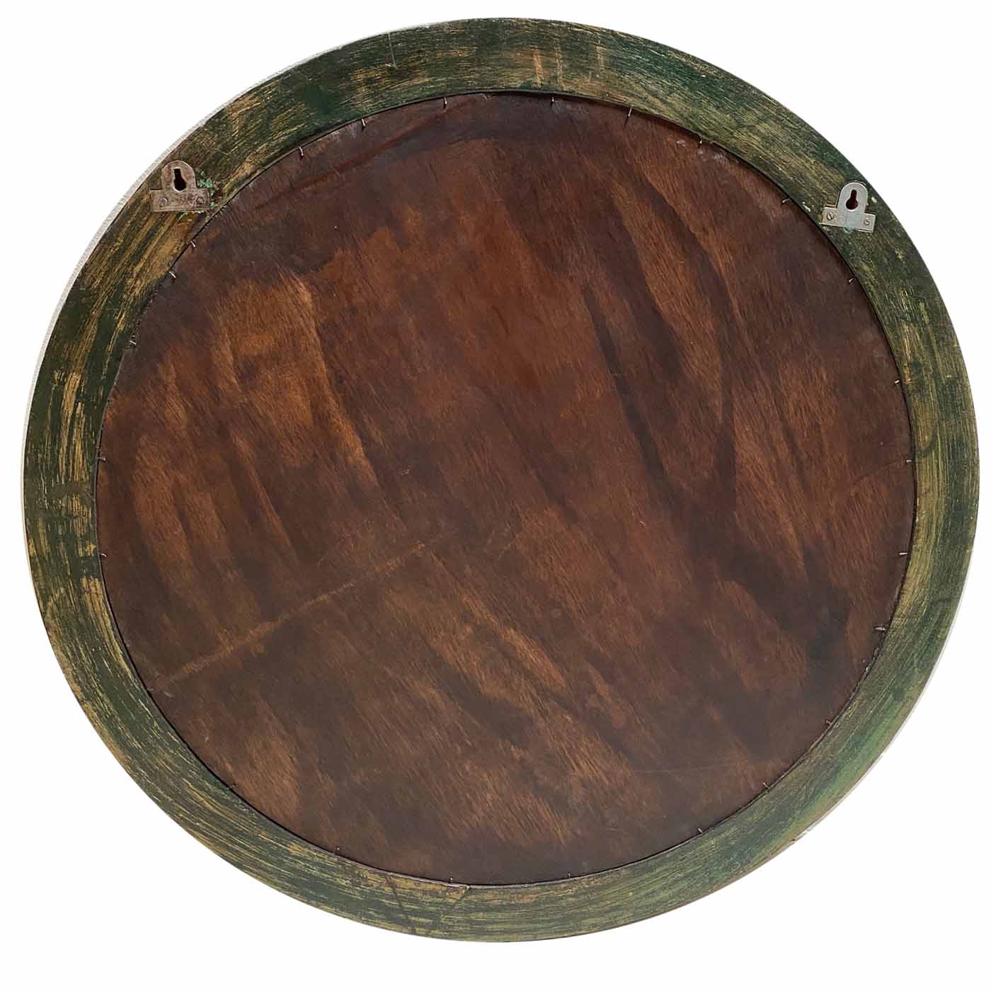 Round Gothic Mirror, Dark Green