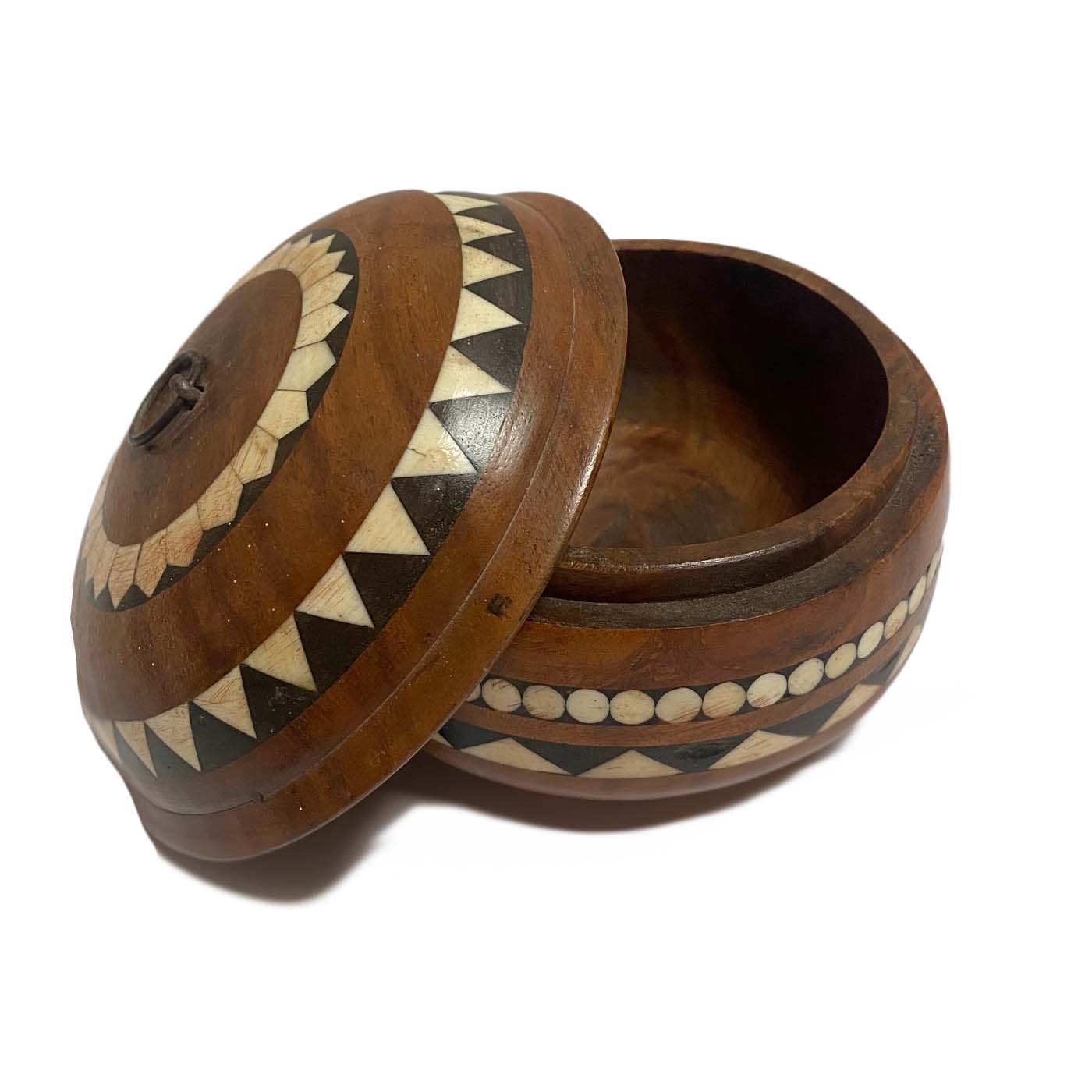 Inlay Geometric Spice Box