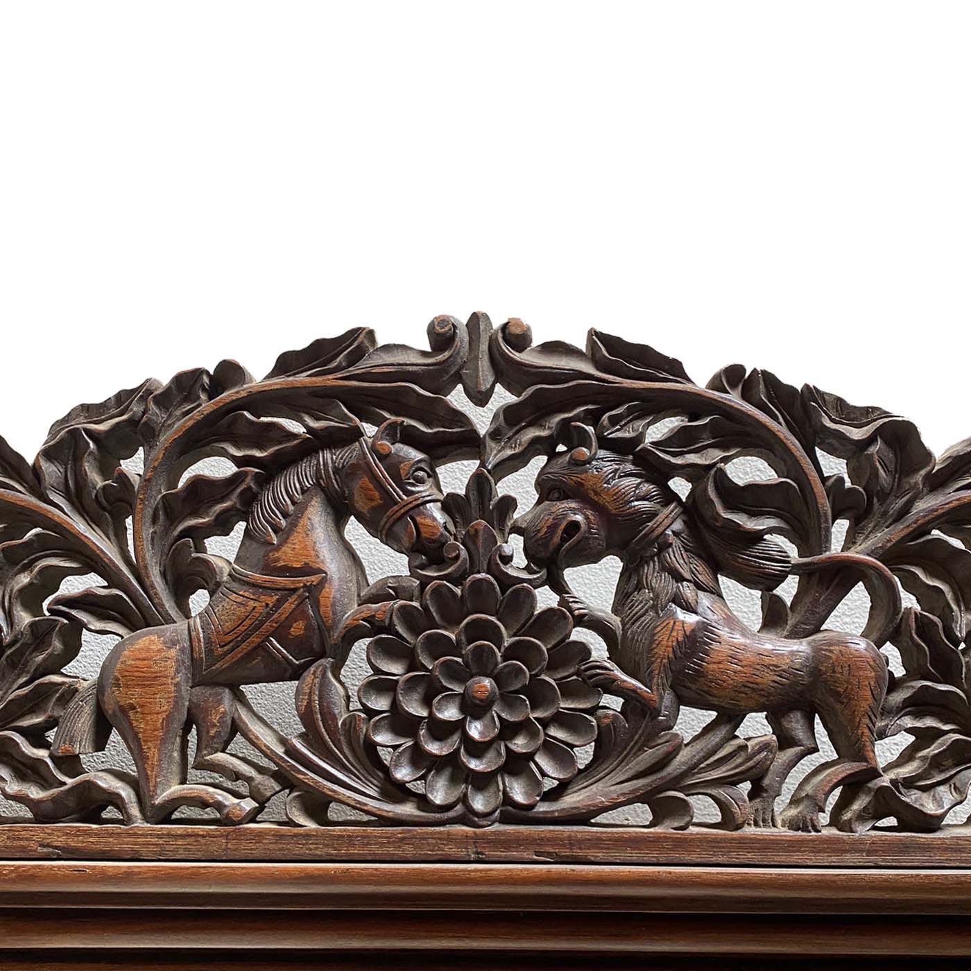 Carved Pediment Mirror