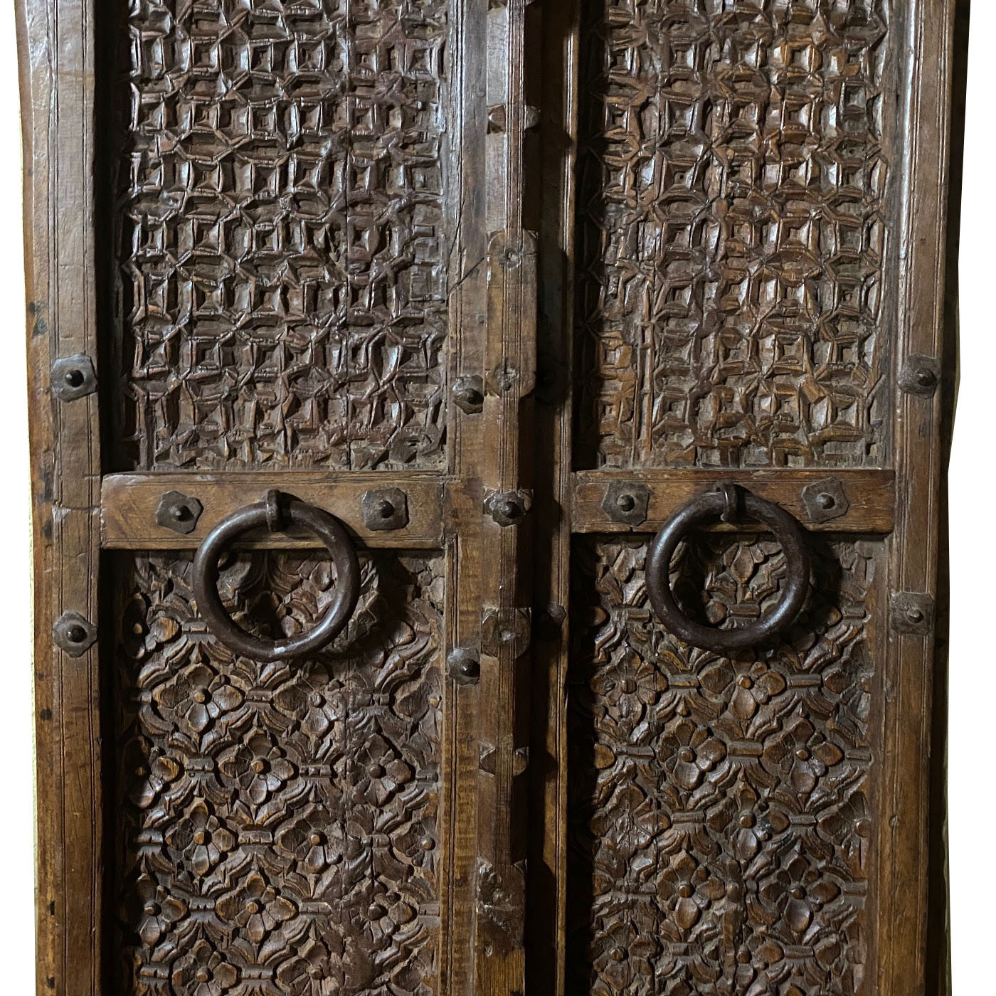 Antique Narrow Floral Door