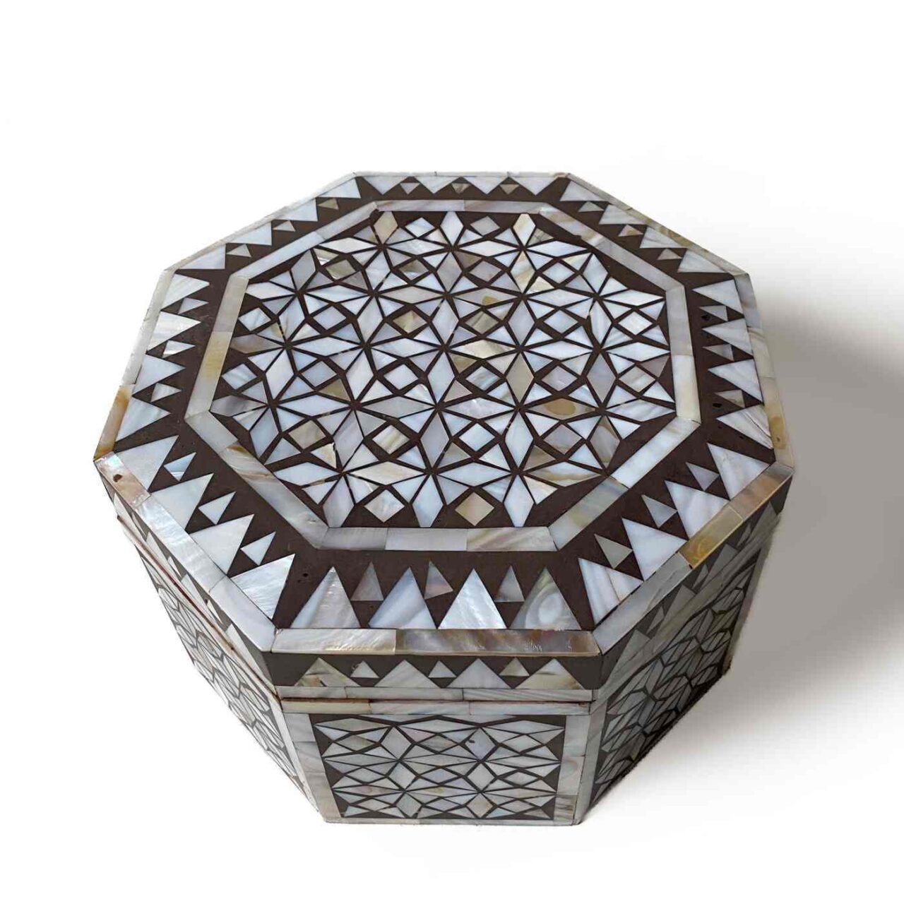 Mother of Pearl Octagonal Box | Decorative Box | Decorative Accessory