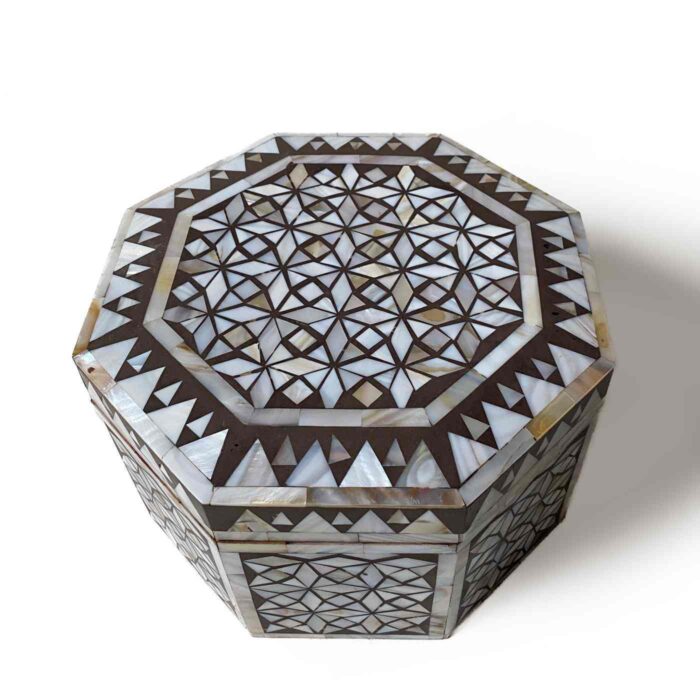 Mother of Pearl Octagonal Box