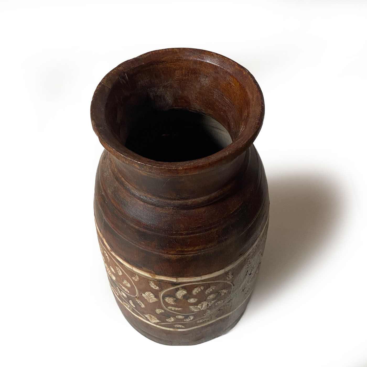 Bone Inlay Pot 112A