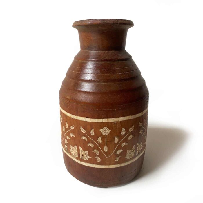 Bone Inlay Pot 112B