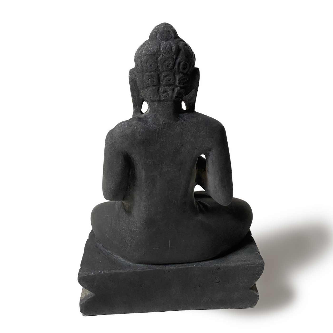 Carved Buddha in Black, Small