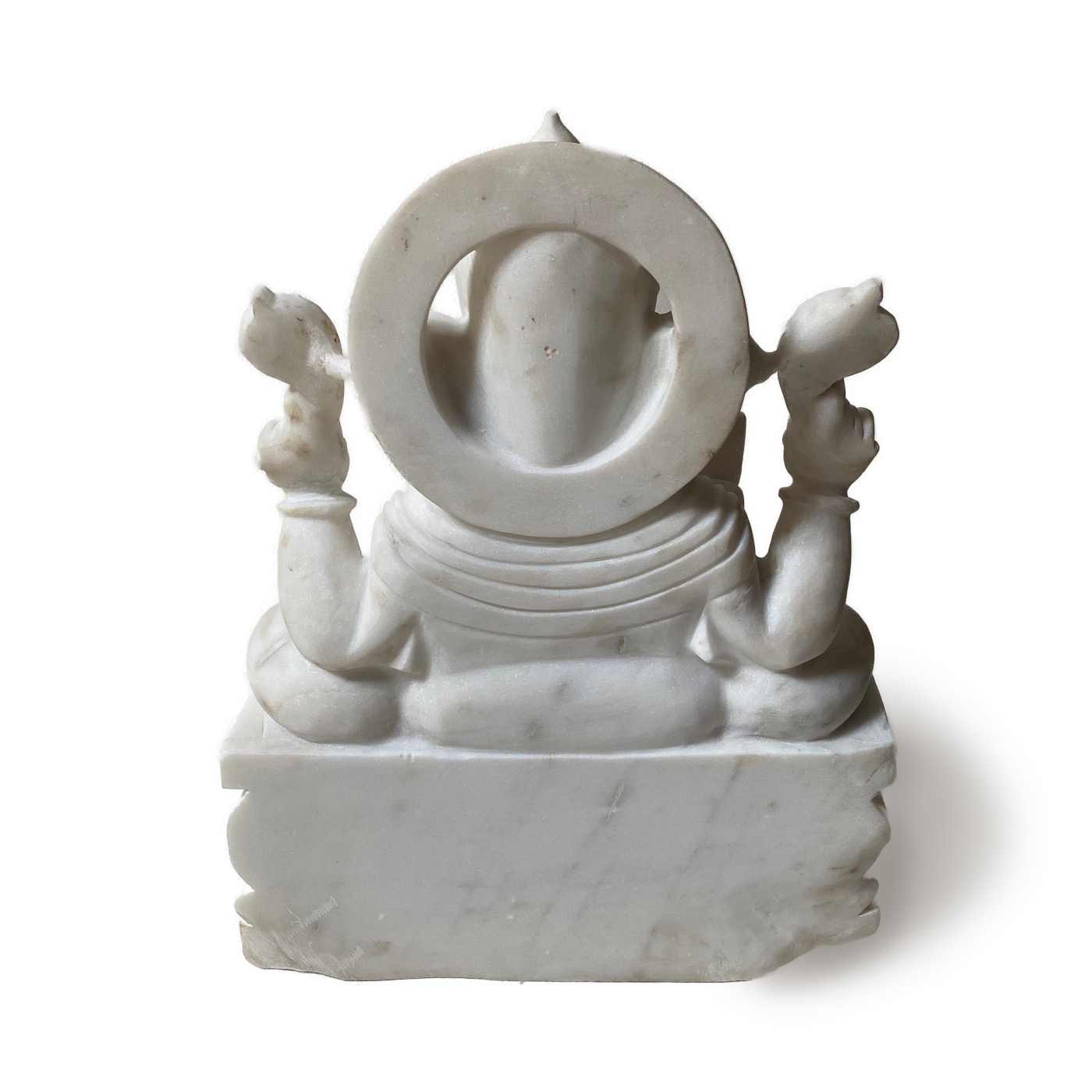 Carved Marble Ganesh, Small
