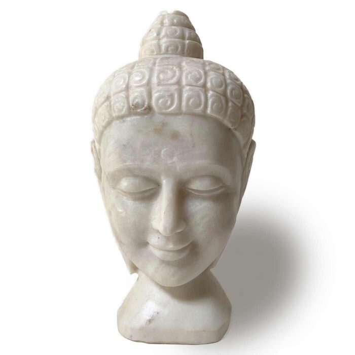 Marble Buddha Head, Large