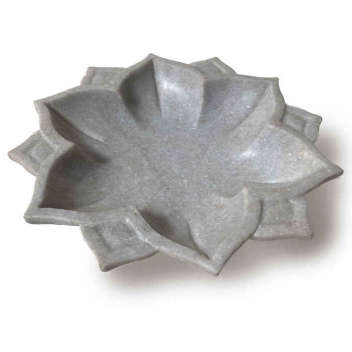 Marble Floral Dish