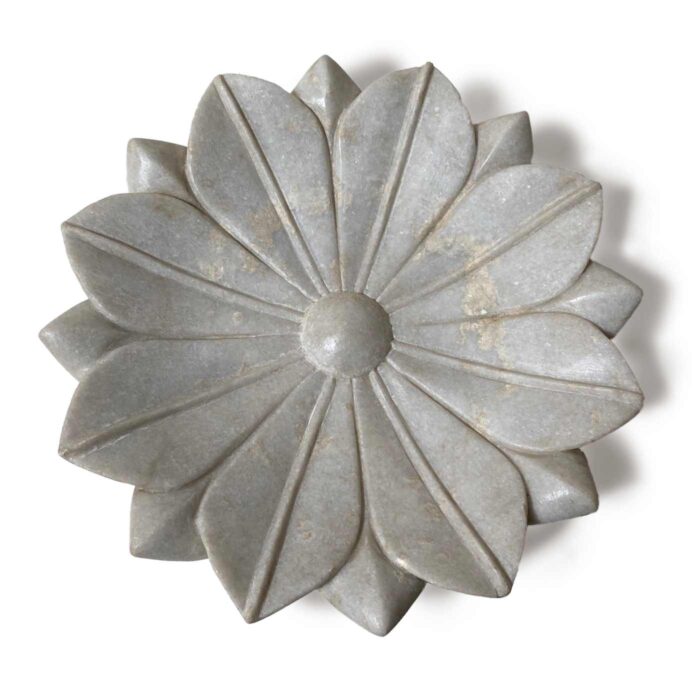 Marble Lotus Dish, Medium