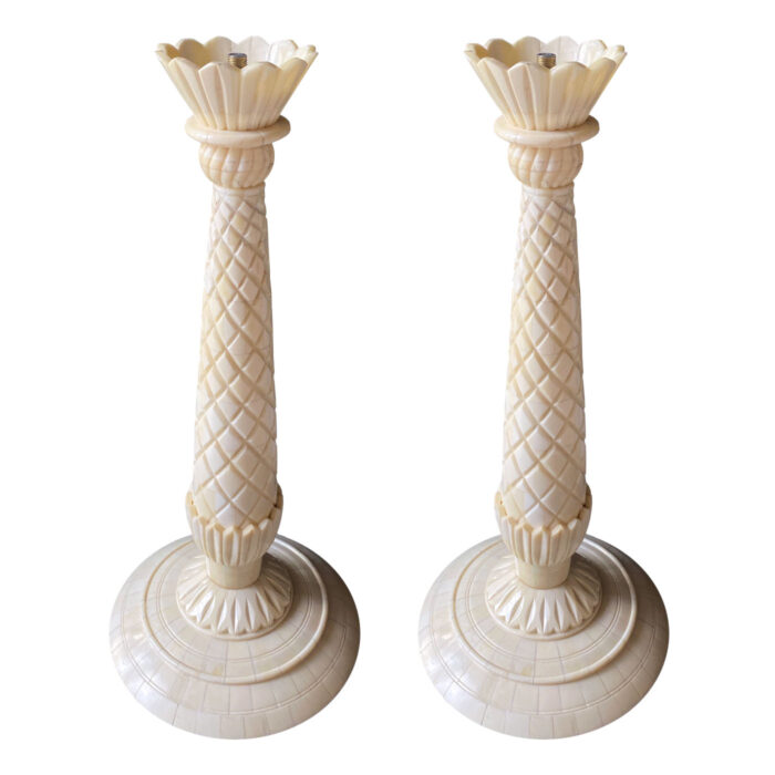 Carved Lamp Base