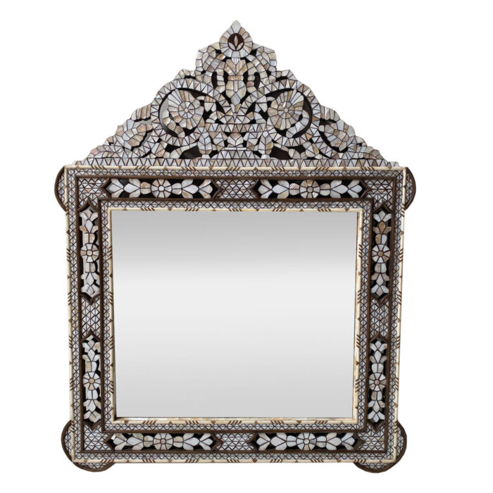 Floral Syrian Pearl Mirror