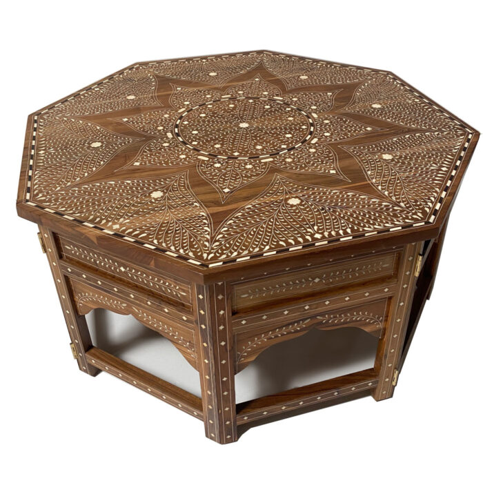 Octagonal Inlay Coffee Table