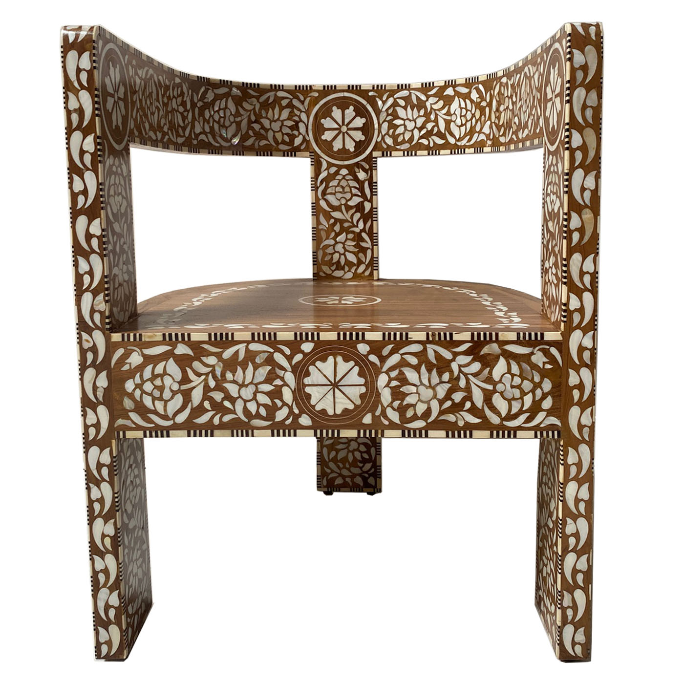 Pearl Teak Club Chair