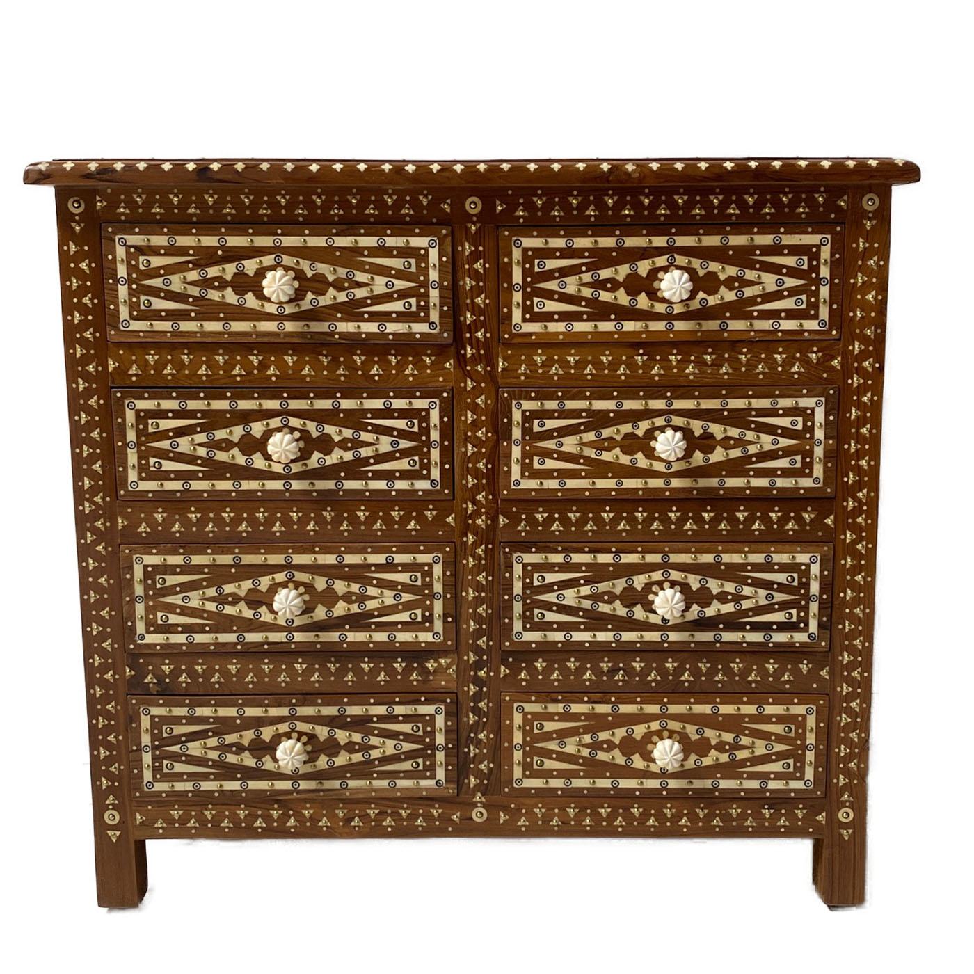 Nail Head Chest of Drawers