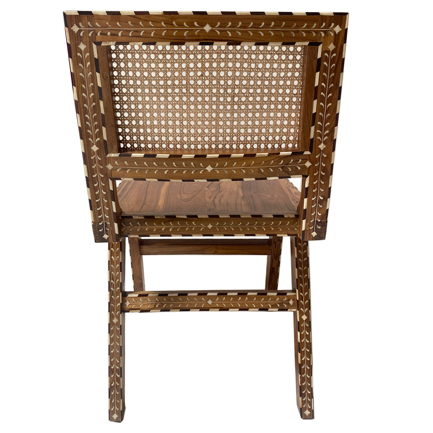 Cane and Inlay Chair