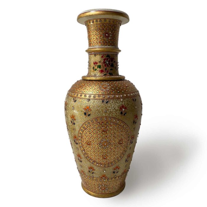 Floral Painted Marble Vase B