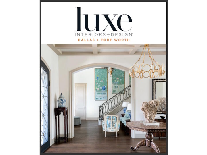 Inlay Table in Luxe Interiors + Design