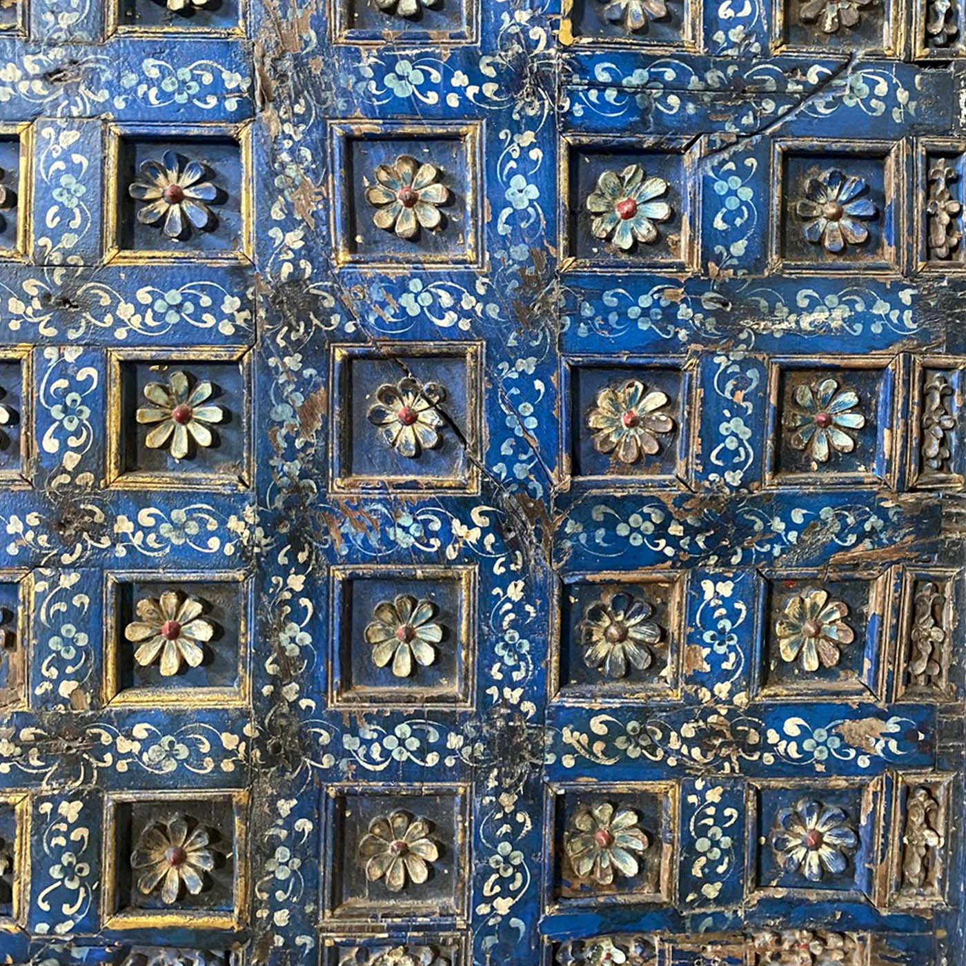 Blue Floral Ceiling