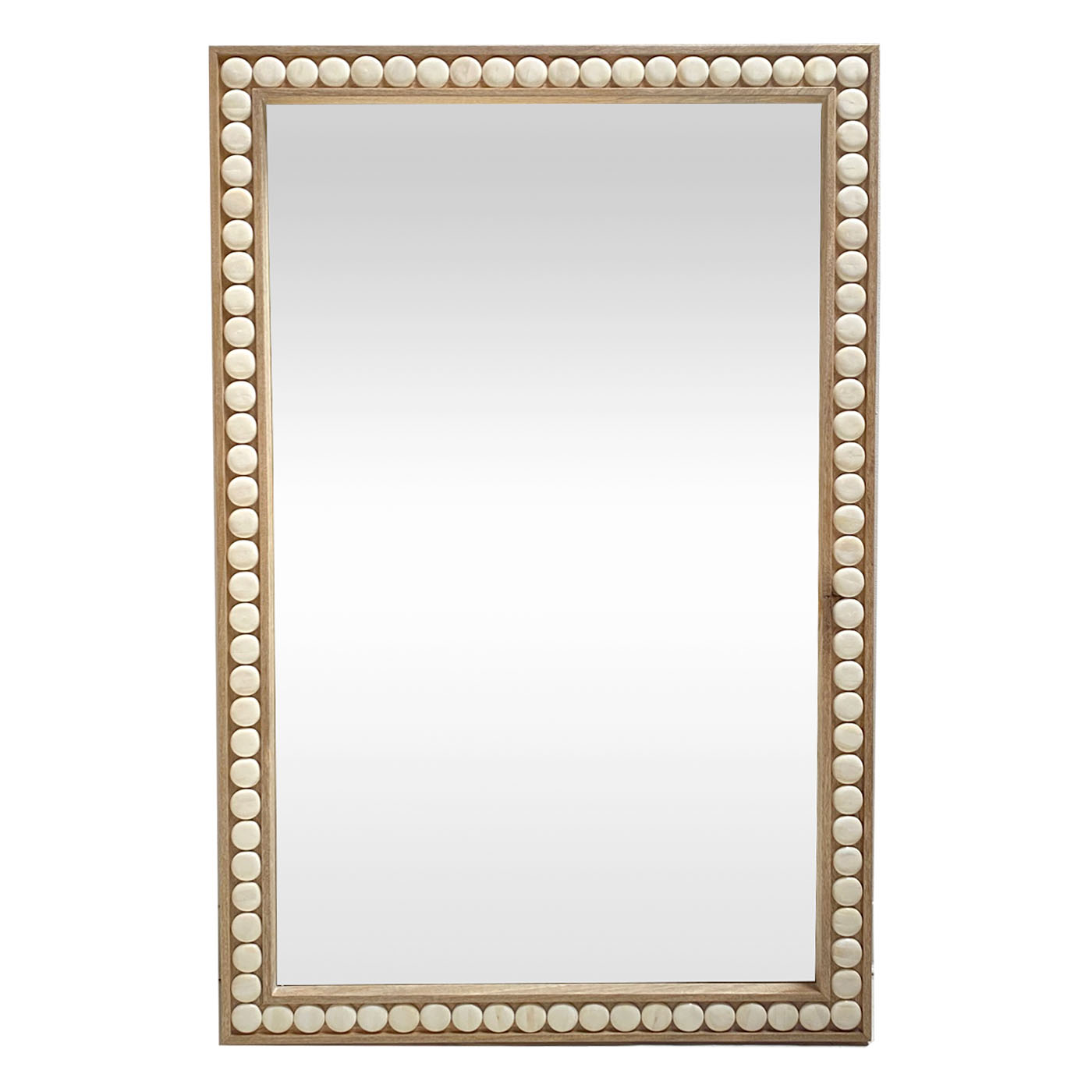 Bone Medallion Mirror