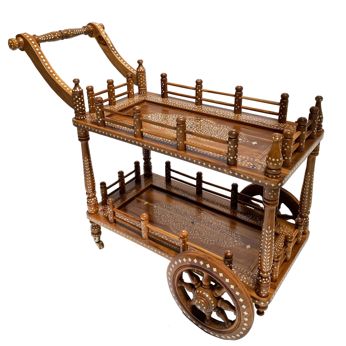 Inlay Tea Trolley Cart Inlay Tea Trolley Cart