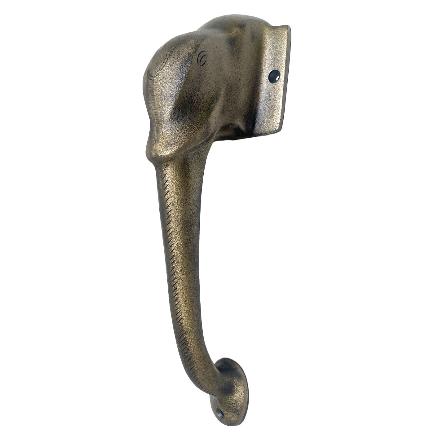 Brass Elephant Handle, Matte Finish
