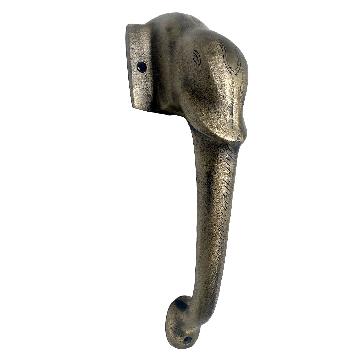 Brass Elephant Handle, Matte Finish