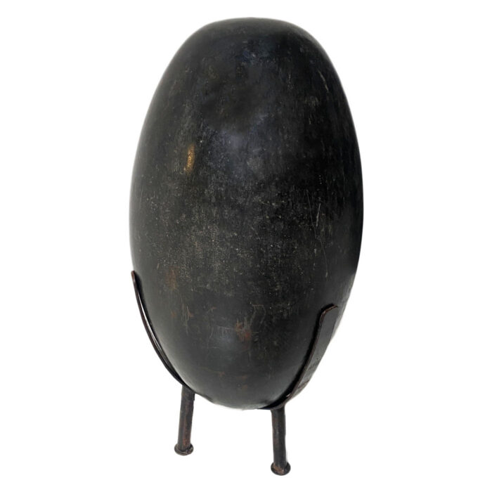A solid stone lingam that can be used in a prayer room or as a contemporary sculptural element.