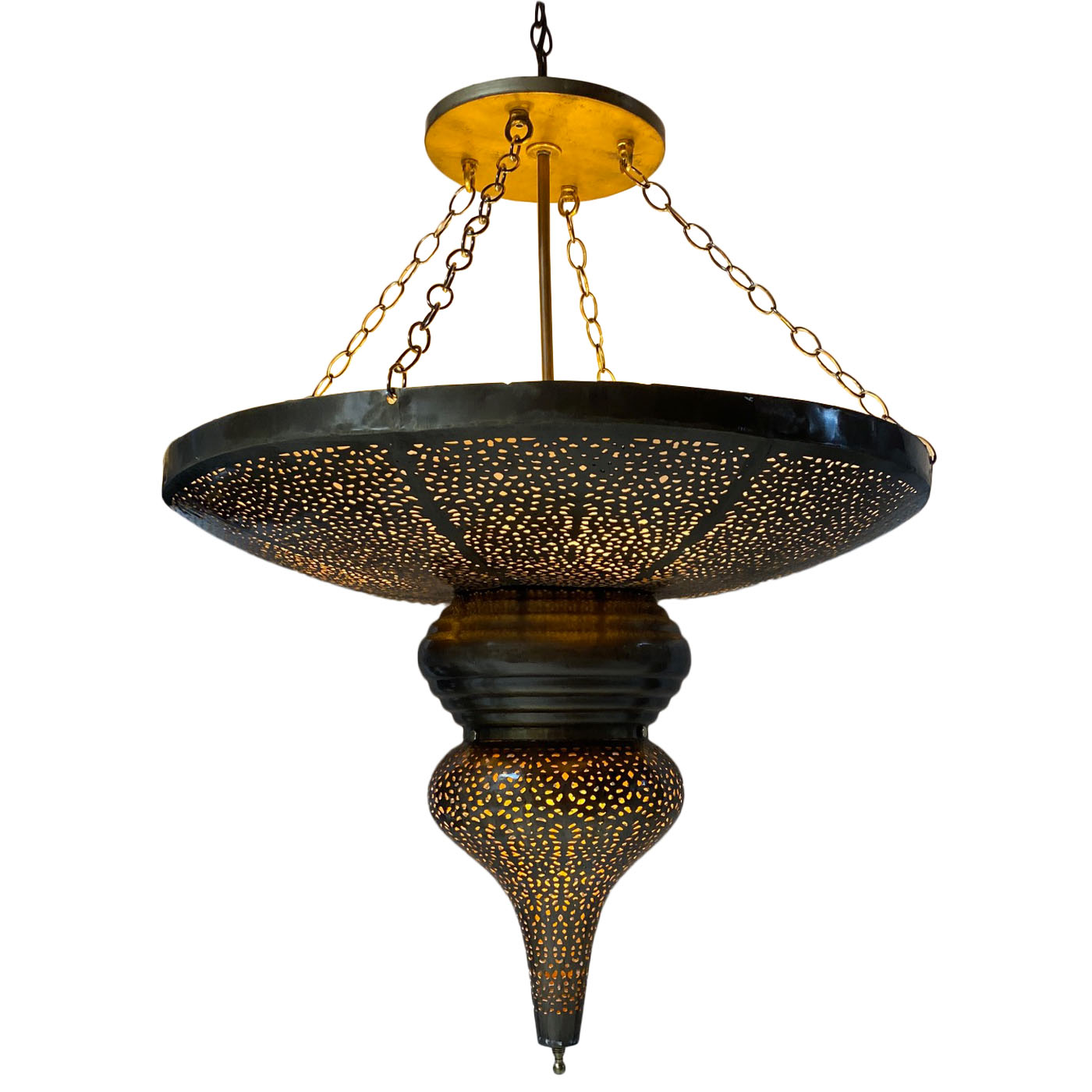 Brass Halo Lantern