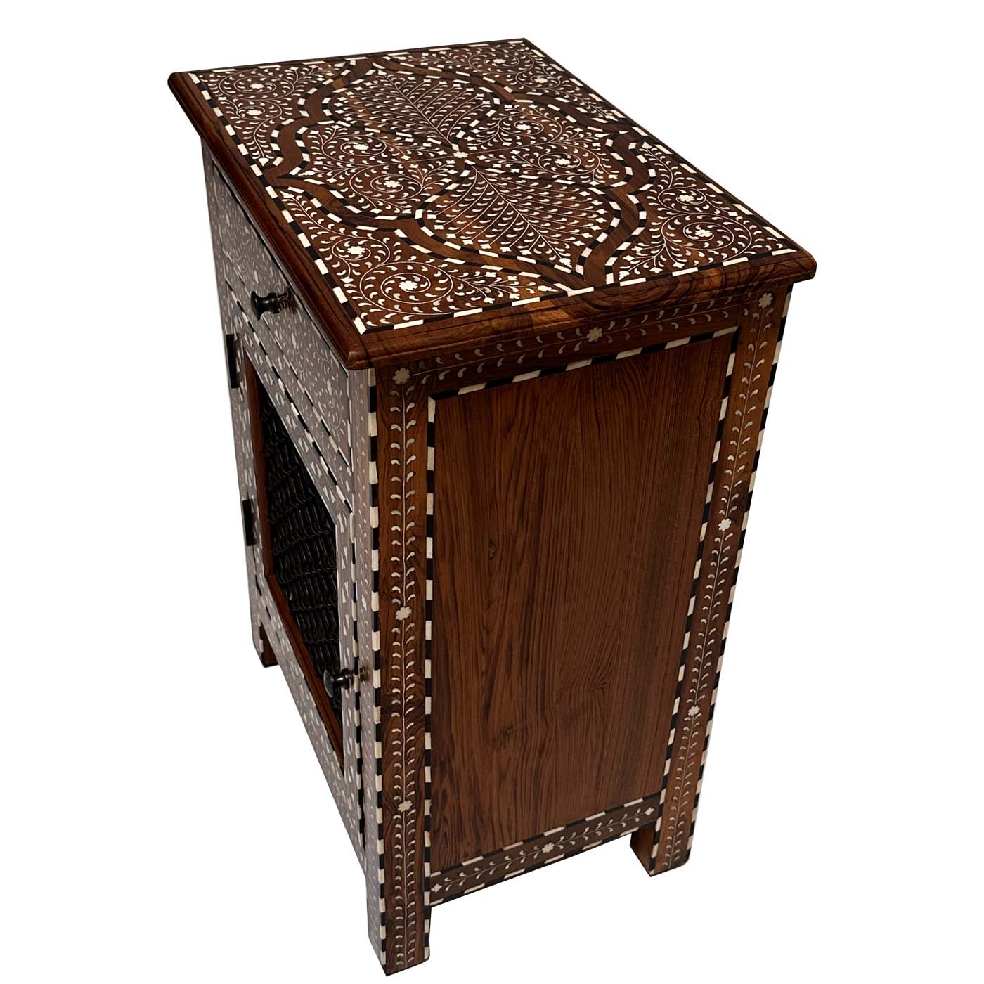Inlay Jali Side Table